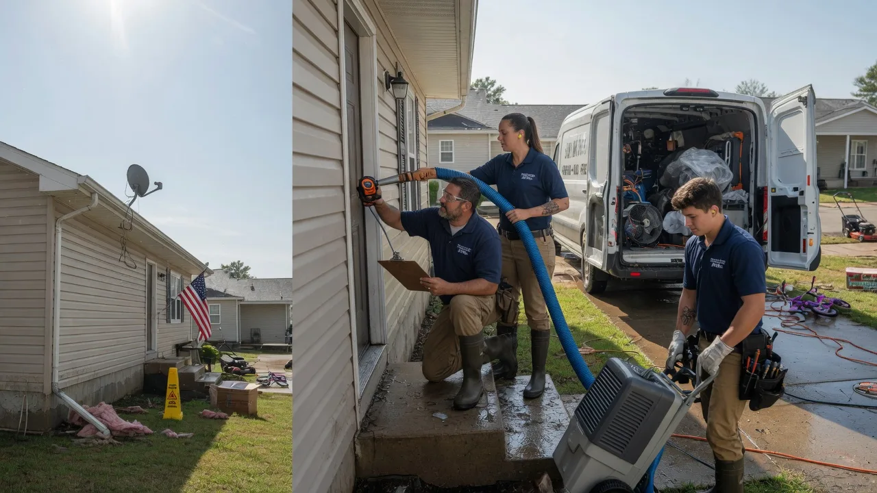 Ceiling Water Damage Restoration in Washburn, MO near me
